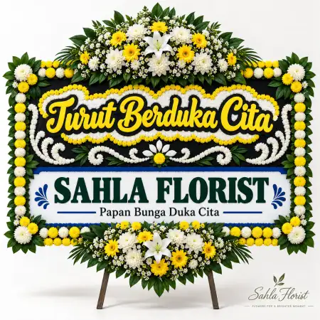 Papan Bunga Duka Pasar Baru